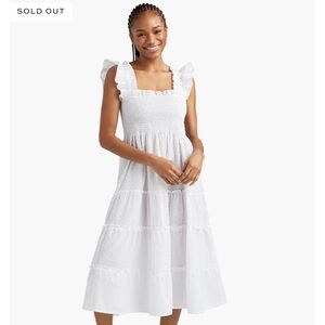 NWT Hill House | Nap Dress | White Swiss Dot | Small